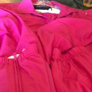 Nordstrom light weight jogger suit    washable